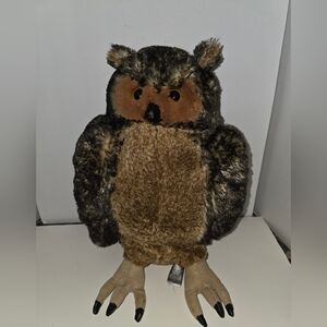 Melissa & Doug 17" Tall Owl Plush Toy Very Soft Realistic New Without Tags
